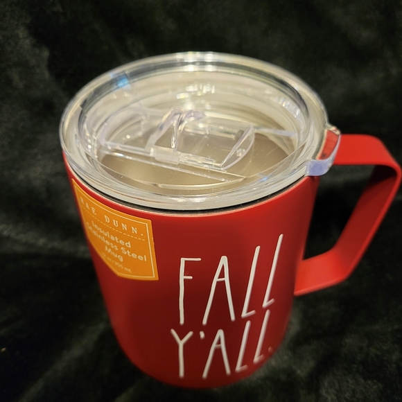 Rae Dunn FALL Y'ALL Insulated Mug with Handle - Picture 2 of 3